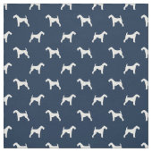Silhouette navy navy stof (Swatch)
