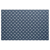 Silhouette navy navy stof (Fat Quarter)