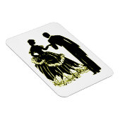 Silhouette of a Couple in Love Magneet (Rechterzijde)