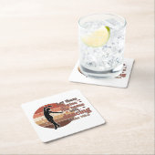 Silhouette of a dancer - Psalm based design Kartonnen Onderzetters (Insitu)