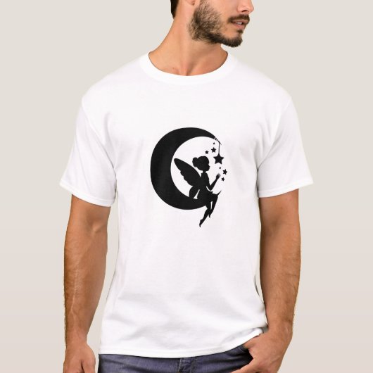 Silhouette of a fairy t-shirt (Voorkant)