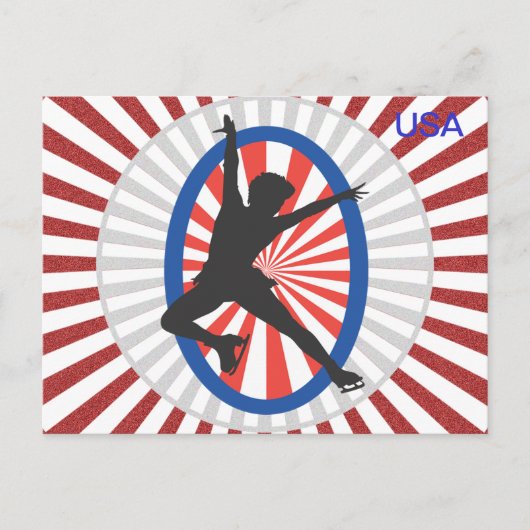 Silhouette of a Skater - Briefkaart (Voorkant)