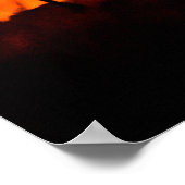 Silhouette of an Elephant at Sunset Poster (Hoek)