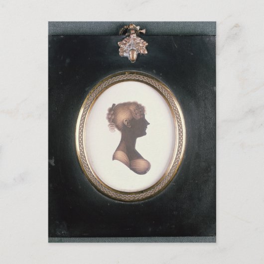 Silhouette of cassandra Austen, c.1809 Briefkaart (Voorkant)