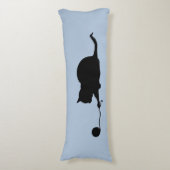 Silhouette of Cat bij Play Lichaamskussen (Voorkant Verticaal)