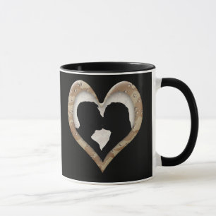 Silhouette of Couple Kissing (Camouflage Heart) Mok