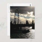 Silhouette of London Briefkaart (Voorkant / Achterkant)