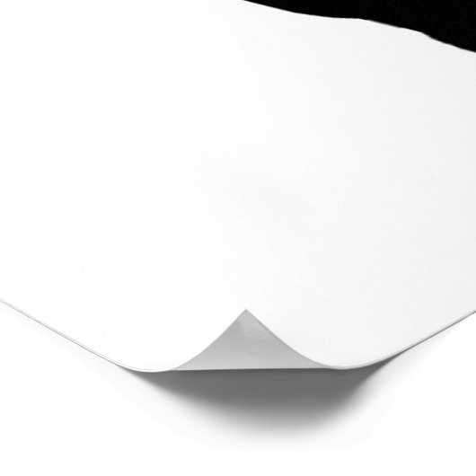 Silhouette of Man Missing Woman Poster (Hoek)