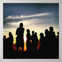 Silhouette of People