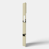 Silhouette of Ship met buigende nagels Case-Mate iPhone Case (Achterkant / Rechts)