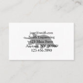 Silhouette of triceratops - Kies achtergrondkleur Visitekaartje (Voorkant)