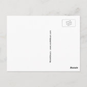 Silhouette of Woman, Dansschaduw, Art Briefkaart (Achterkant)