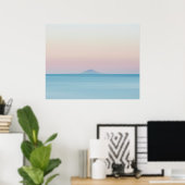 Silhouette op zonsondergang poster (Thuiskantoor)