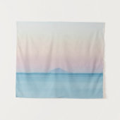 Silhouette op zonsondergang wandkleed (Voorkant (horizontaal))