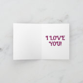 Silhouette paar omarmen Jubileum Kaart (Binnen)