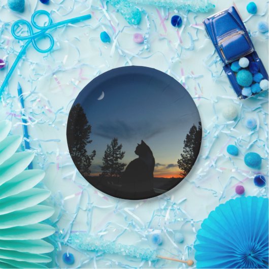 Silhouette Papieren Bordje (Feest)