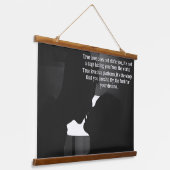 Silhouette passion in love quote hangend wandkleed (Gebogen)