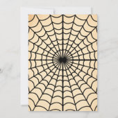 Silhouette perkament Halloween uitnodigingen (Achterkant)