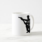 Silhouette Personalized Patrolman Coffee Mok (Voorkant rechts)