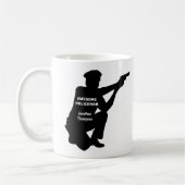 Silhouette Personalized Patrolman Coffee Mok (Links)
