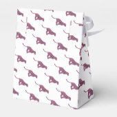 Silhouette Pink en Black Leopard Bedankdoosjes (Achterkant)