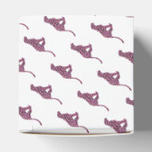 Silhouette Pink en Black Leopard Bedankdoosjes (Bovenkant)