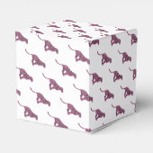 Silhouette Pink en Black Leopard Bedankdoosjes (Achterkant)