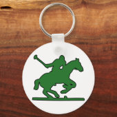 Silhouette Ponies , speler voor sportbeoefening do Sleutelhanger (Voorkant)