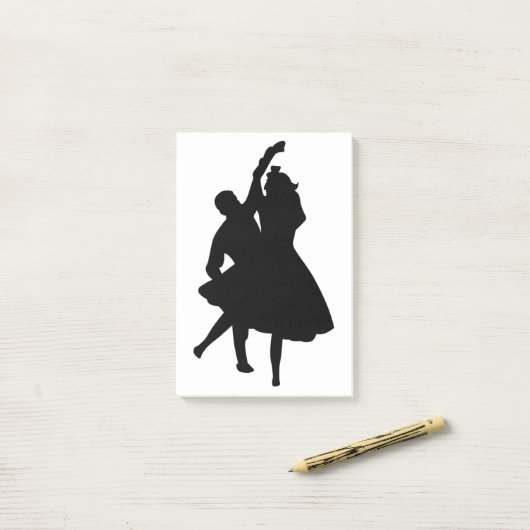 SILHOUETTE POST-IT® NOTES (Op bureau)