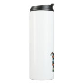 Silhouette Pset van het Afghaanse Geometrische Pat Thermosbeker (Gedraaid links)