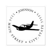 Silhouette Return Label piloot Zelfinktende Stempel (Design)