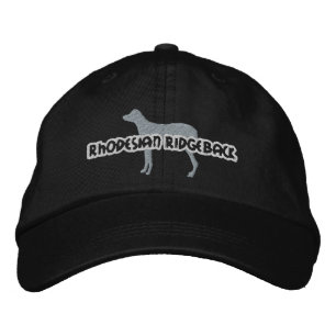 Silhouette Rhodesian Ridgeback geborduurd Pet