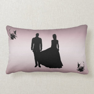 Silhouette Romantic Couple American Mojo Pillow Kussen