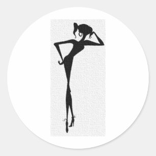 SILHOUETTE RONDE STICKER
