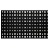 Silhouette Roos Zwart op Cotton Poly Stof 60" (Fat Quarter)