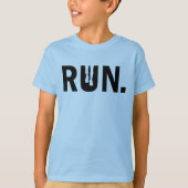 Silhouette Run Running voor Runner Marathon T-shirt (Voorkant)