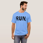 Silhouette Run Running voor Runner Marathon T-shirt (Voorkant volledig)