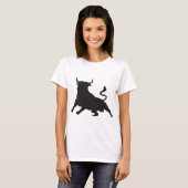 Silhouette Running with the Bulls Spain T-shirt (Voorkant volledig)
