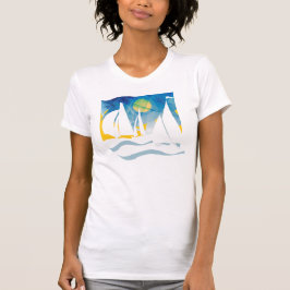 Silhouette Sailing in Zee T-shirt