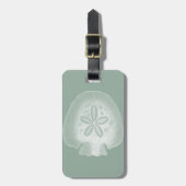 Silhouette Sand Dollar Bagagelabel (Voorkant verticaal)