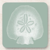 Silhouette Sand Dollar Bier Onderzetter (Voorkant)