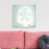Silhouette Sand Dollar Canvas Afdruk (Insitu (Woonkamer))