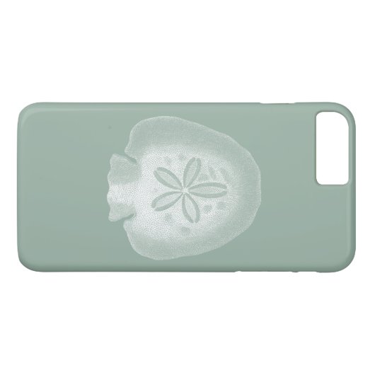 Silhouette Sand Dollar Case-Mate iPhone Case (Achterkant (Horizontaal))