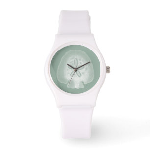 Silhouette Sand Dollar Horloge