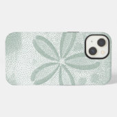 Silhouette Sand Dollar iPhone Hoesje (Achterkant horizontaal)