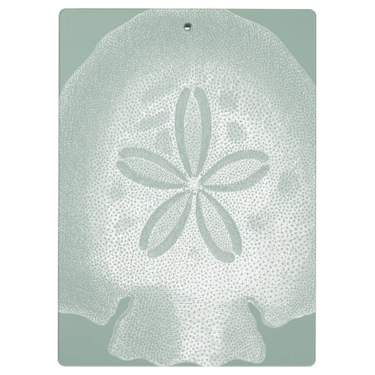 Silhouette Sand Dollar Klembord (Achterkant)