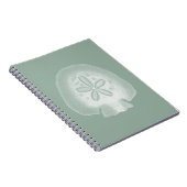 Silhouette Sand Dollar Notitieboek (Rechterzijde)