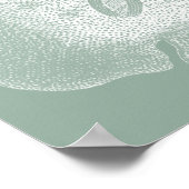 Silhouette Sand Dollar Poster (Hoek)