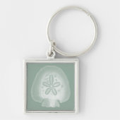 Silhouette Sand Dollar Sleutelhanger (Voorkant)
