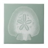 Silhouette Sand Dollar Tegeltje (Voorkant)